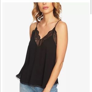 1 State Black Lace Cami